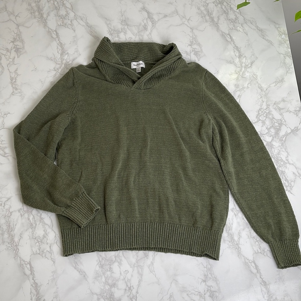 Men’s Cowl Neck Sweater